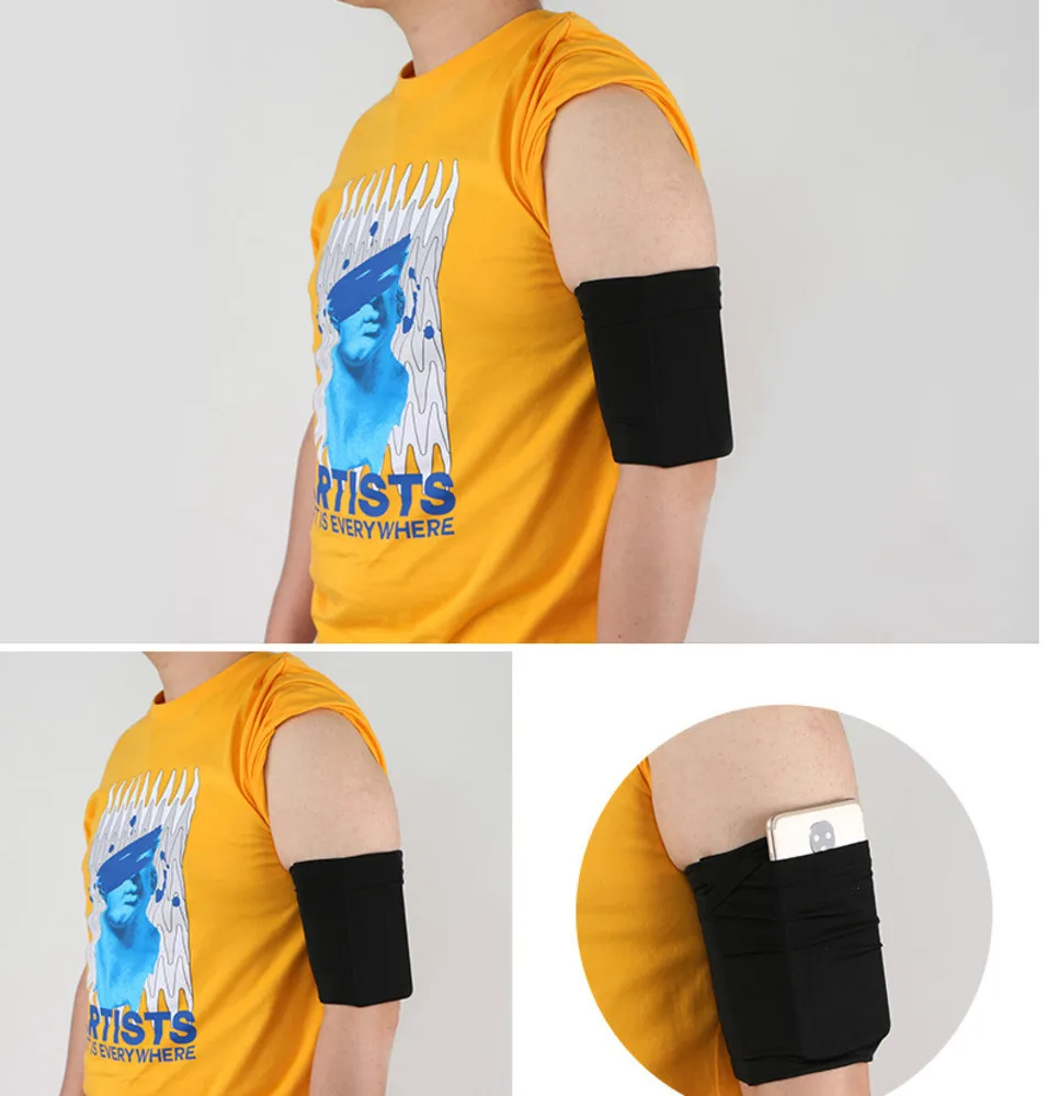 Повязка на руку эластичный держатель для занятий спортом бегом спортзалом чехол