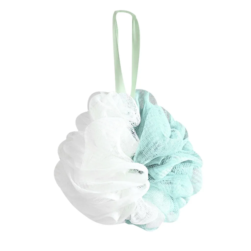 Губка для ванны и душа Loofah пуф сетчатый мяч Отшелушивающий Скруббер премиум