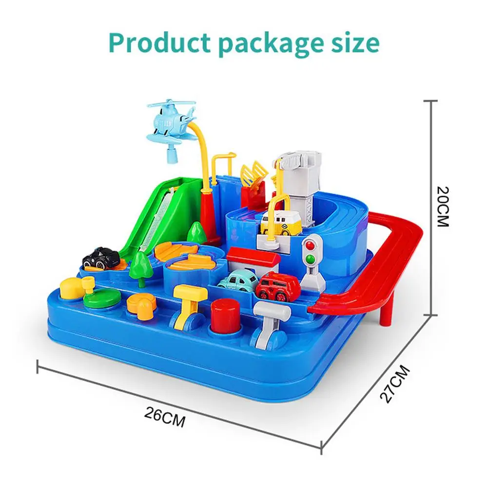 

Manual Car Adventure Track Toys Railway Car Rush Through Customs Vehicle Rail Car Toys For Children House Play Game awesome