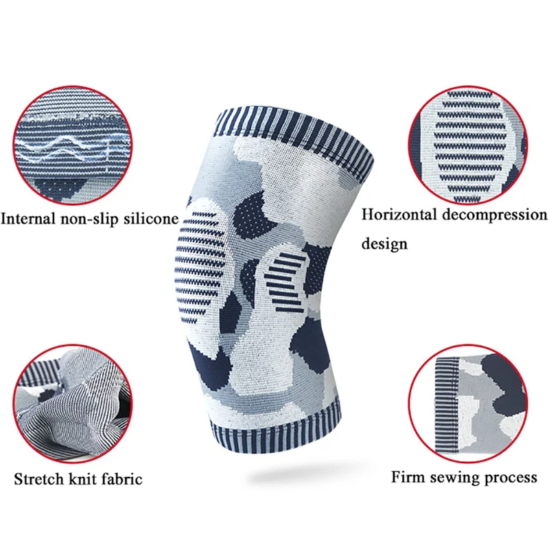 

1 pcs Knee Sleeve Support Protector Sport Kneepad Fitness Running Cycling Braces High Elastic Gym Knee Pad Warm Leg Wrist Wrap