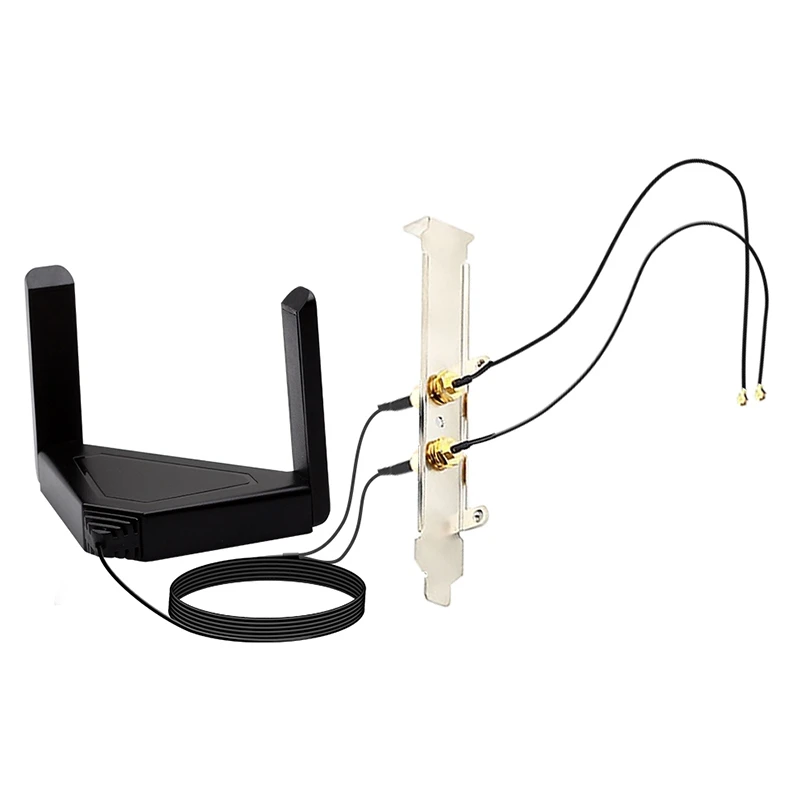WiFi Card BCM94352Z 1200Mbps 5G/2.4G Dual Band Bluetooth 4.0 M.2 with Antenna Support Airdrop for Hackintosh MAC OS