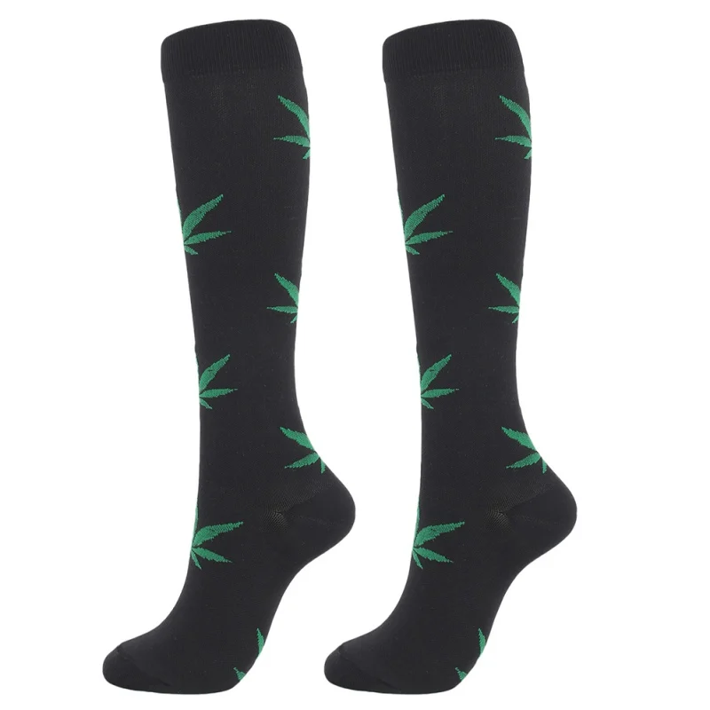 

Носки компрессионные до колена, эластичные спортивные носки с защитой от усталости, для мужчин и женщин, для лечения диабета, варикозного ра...