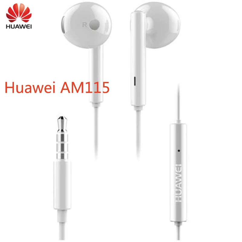 Оригинал Huawei Honor AM115 наушники с 3 5 мм в ухо bluetooth гарнитуры проводным управлением и