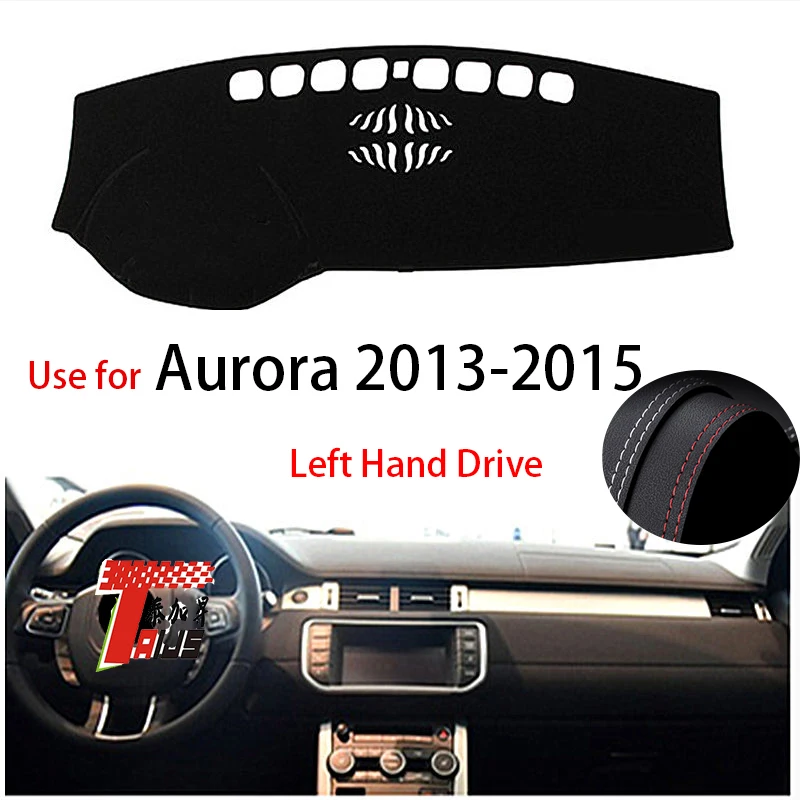 

: TAIJS Factory New Arrival Classic Casual Leather Car Dashboard Cover For LAND ROVER Aurora 2013 2014 2015 Left hand drive