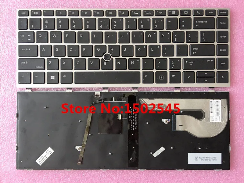 Оригинальная клавиатура для ноутбука HP EliteBook 740 G5 745 840 845 с подсветкой L14377 001 L11307