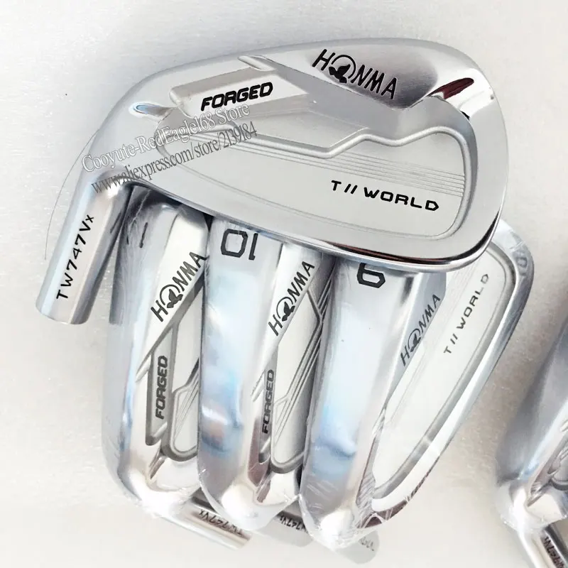 Новые клюшки для гольфа с левой ручкой HONMA TW747 Vx 4-11 мужские графитным валом R или S