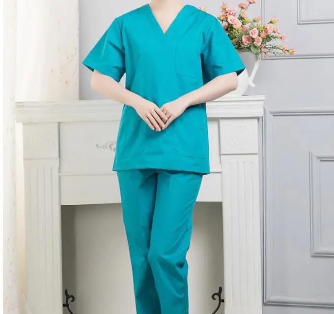 Медицинская Униформа унисекс для медсестры топ и рубашка индивидуальный стиль |
