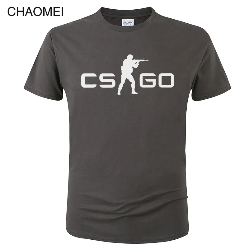 17 Игра CS GO Футболка мужская летняя футболка csgo высокое качество мужские футболки, брендовая одежда хип хоп топы Homme футболка C105 - Цвет: 17