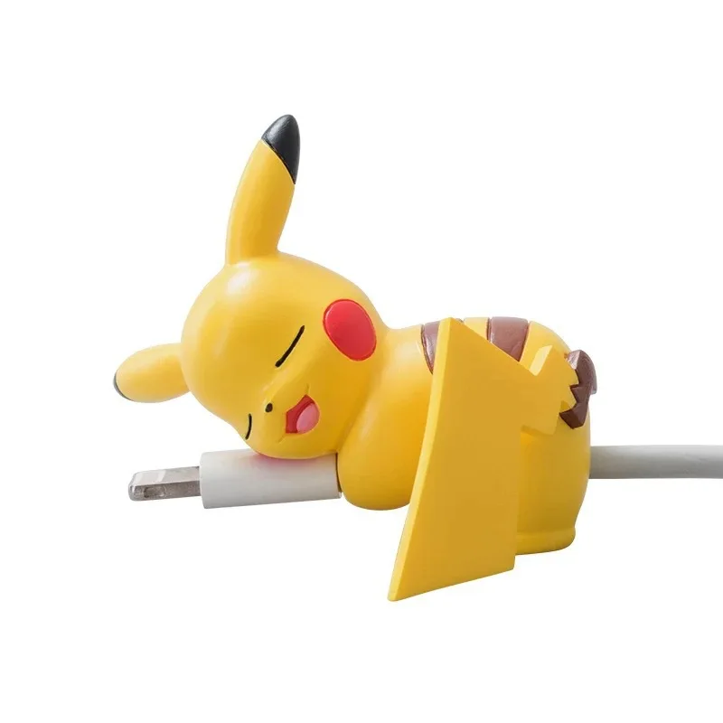 Tomy слепой ящик Пикачу кабель протектор животных для Iphone клоун мобильный телефон