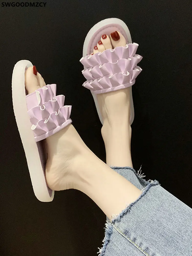 

Platform Shoes Slippers Women Summer 2021 Woman Slippers Beach Shoes Slides Women Designer Ladies Slippers Zapatillas De Mujer
