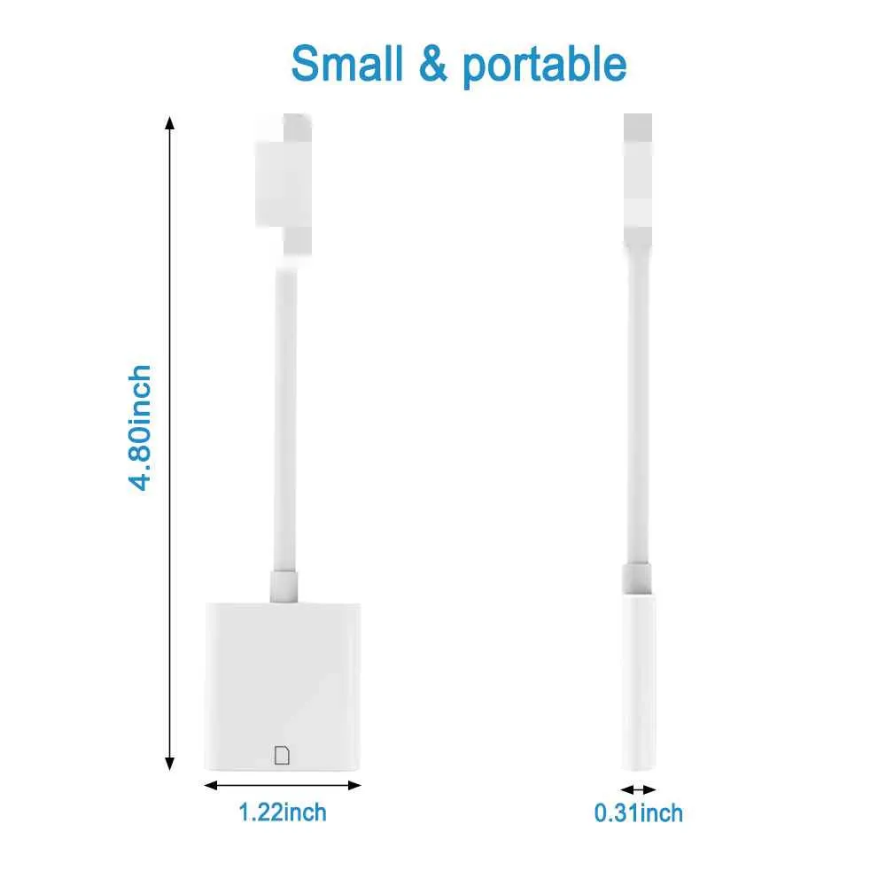 Фото Sd-кард-ридер Sindvor Micro SD OTG Смарт-камера кард-ридер для адаптера Lightning iPhone iPod карты Sd-кард-ридер Sindvor Micro SD OTG Смарт-камера кард-ридер для адаптера Lightning iPhone iPod карты