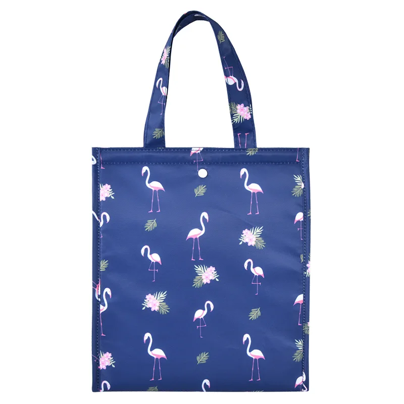 

Foldable portable lunch bag waterproof lunch box bag cooler bag picnic lunch bag storage cold ice pack
