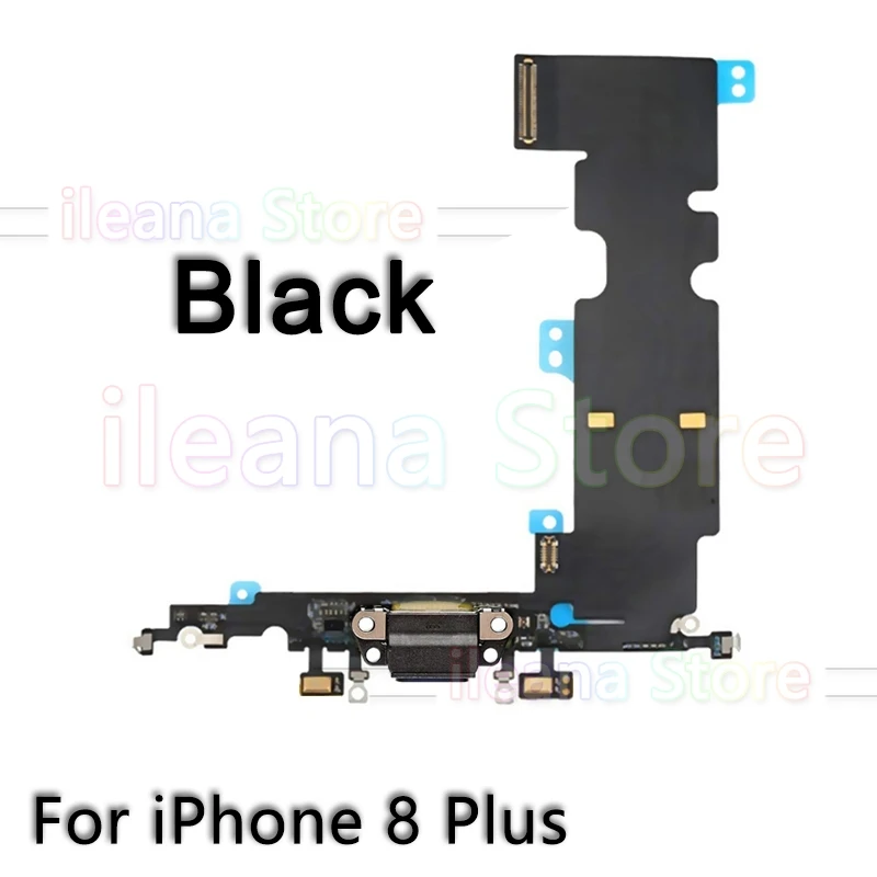 8 Plus Black OEM USB порт зарядное устройство док-станция гибкий кабель для iPhone 6 6s 7 8 Plus док-станция для зарядки с микрофоном Flex - Цвет: 8 Plus Black