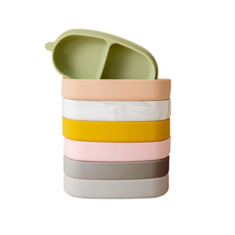 Детские тренировочные кормления Еда чаша с крышкой BPA бесплатно посуда