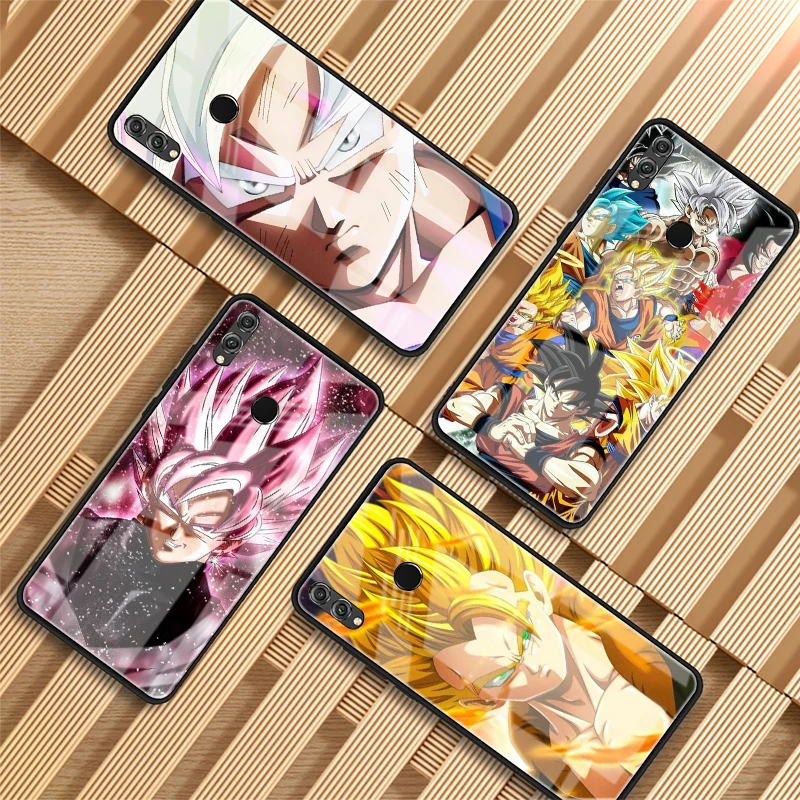 DRAGON BALL Z Super Tempered Glass Phone Case For Huawei P20 P30 lite P20 P30 PRO MATE20 lite MATE20PRO Honor 10