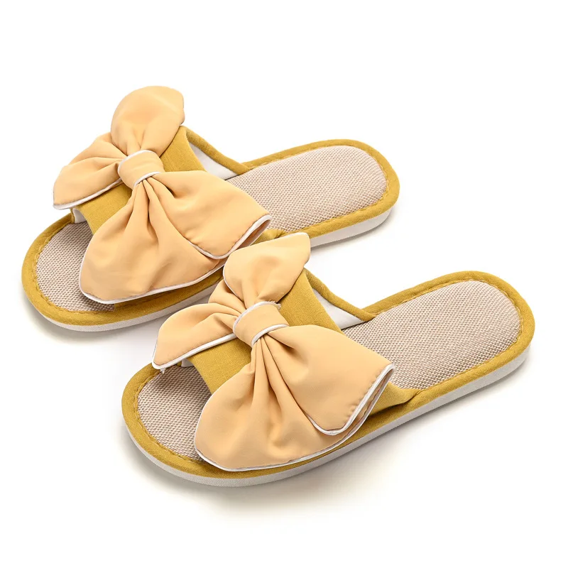 

2021 New Fashion Big Bow Spring and Summer Indoor and Outdoor Comfort Linoleum Floor Board Toe Baring Sandal