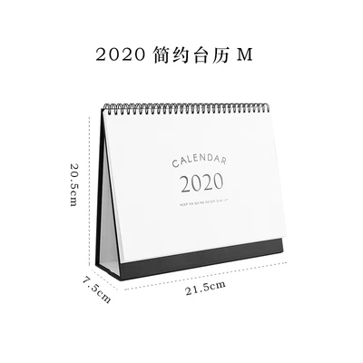 M 1 шт. простой ins стиль календари мини настольный календарь офисный Рабочий График обучения временные канцелярские принадлежности - Цвет: M