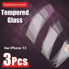 Стекло с полным покрытием для iPhone 13 12 11 Pro Max, 3 шт., Защита экрана для iPhone Xs Max SE 2020 X XR 7 8 6 6S Plus 13 12 Mini, стекло