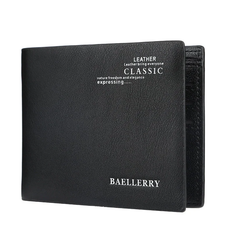 Ультратонкие Короткие кошельки для мужчин 2021 кожаный кошелек мужской маленький
