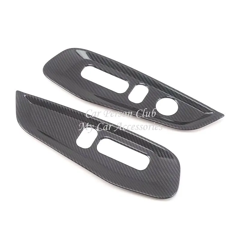 

Carbon Fibre Interior Seat Adjustment Switch Button Frame Cover Molding Trims For Honda Accord 10th 2018-2021 Car Accessories