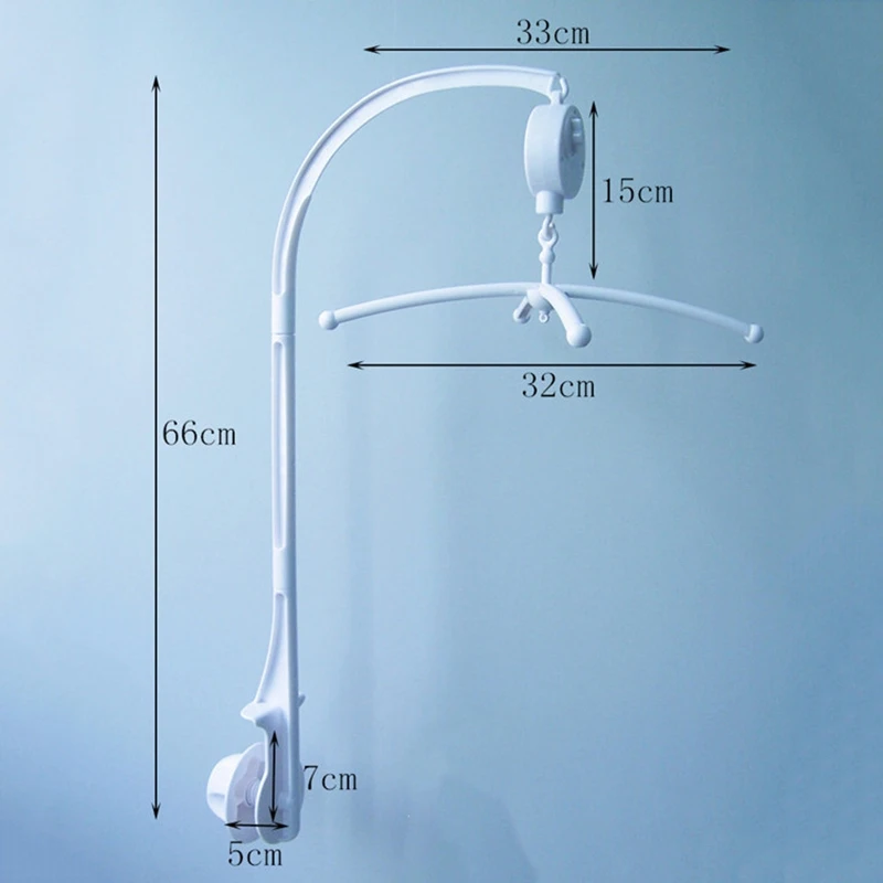 Детская кроватка мобильная с ветром/Авто музыкальной коробкой и расширенным