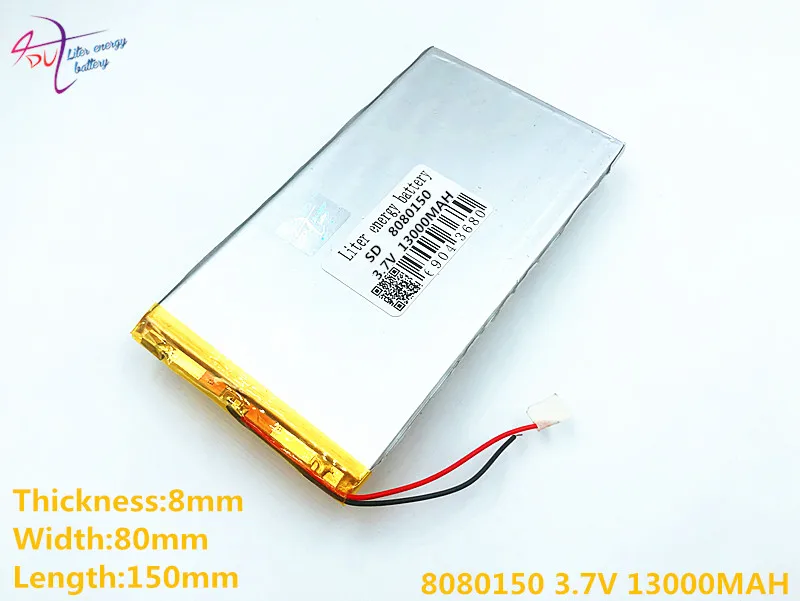 3.7V13000mAh 8080150 полимер литий-ионный/литий-ионный аккумулятор для планшетных ПК банк
