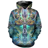 psychedelic art ankh 3d all over printed men hoodiessweatshirts harajuku fashion hooded autumn long sleeve streetwear pullover