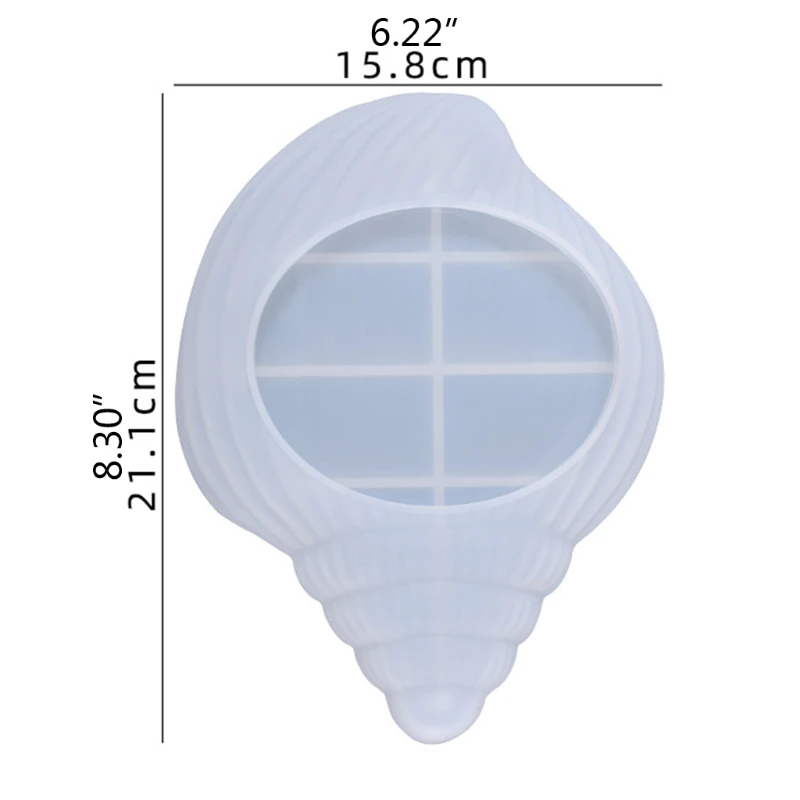 

Conch Shell Storage Box Epoxy Resin Mold Jewelry Holder Casting Silicone Mould DIY Crafts Ornaments Home Decoration Making Tools