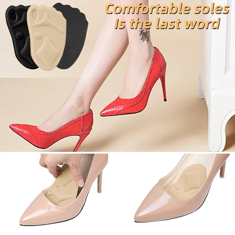 Women Insoles for Shoes High Heel Pad Adjust Size Adhesive Heels Pads Liner Grips Protector Sticker Pain Relief Foot Care Insert