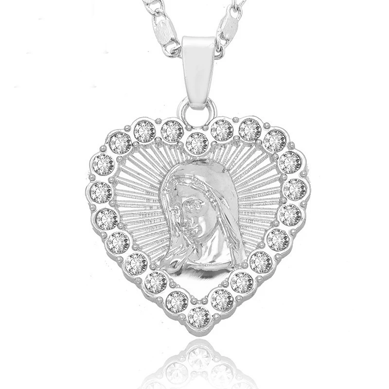 Новинка микро кристалл проложенное сердце подвеска ожерелья для женщин и мужчин