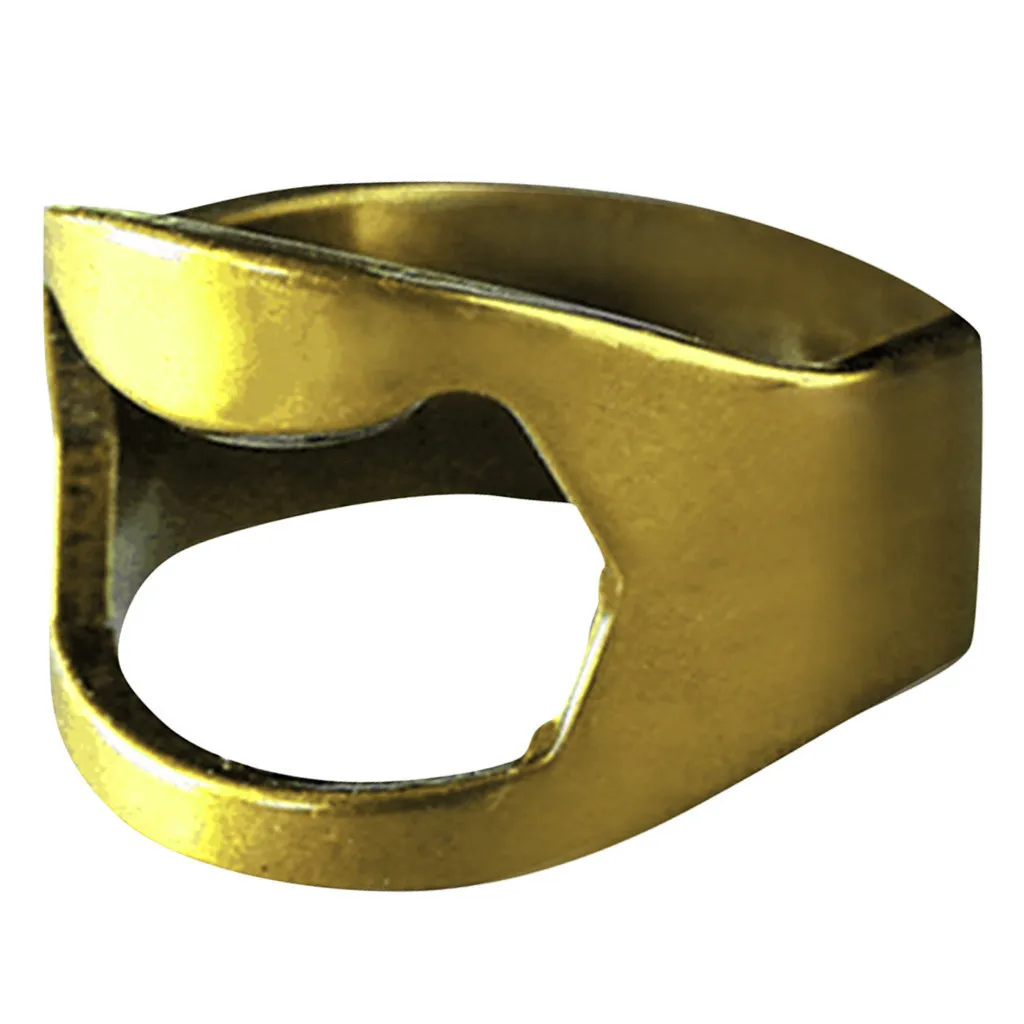 2021 Новое модное ретро кольцо невидимое открывалка для бутылок забавная Новинка