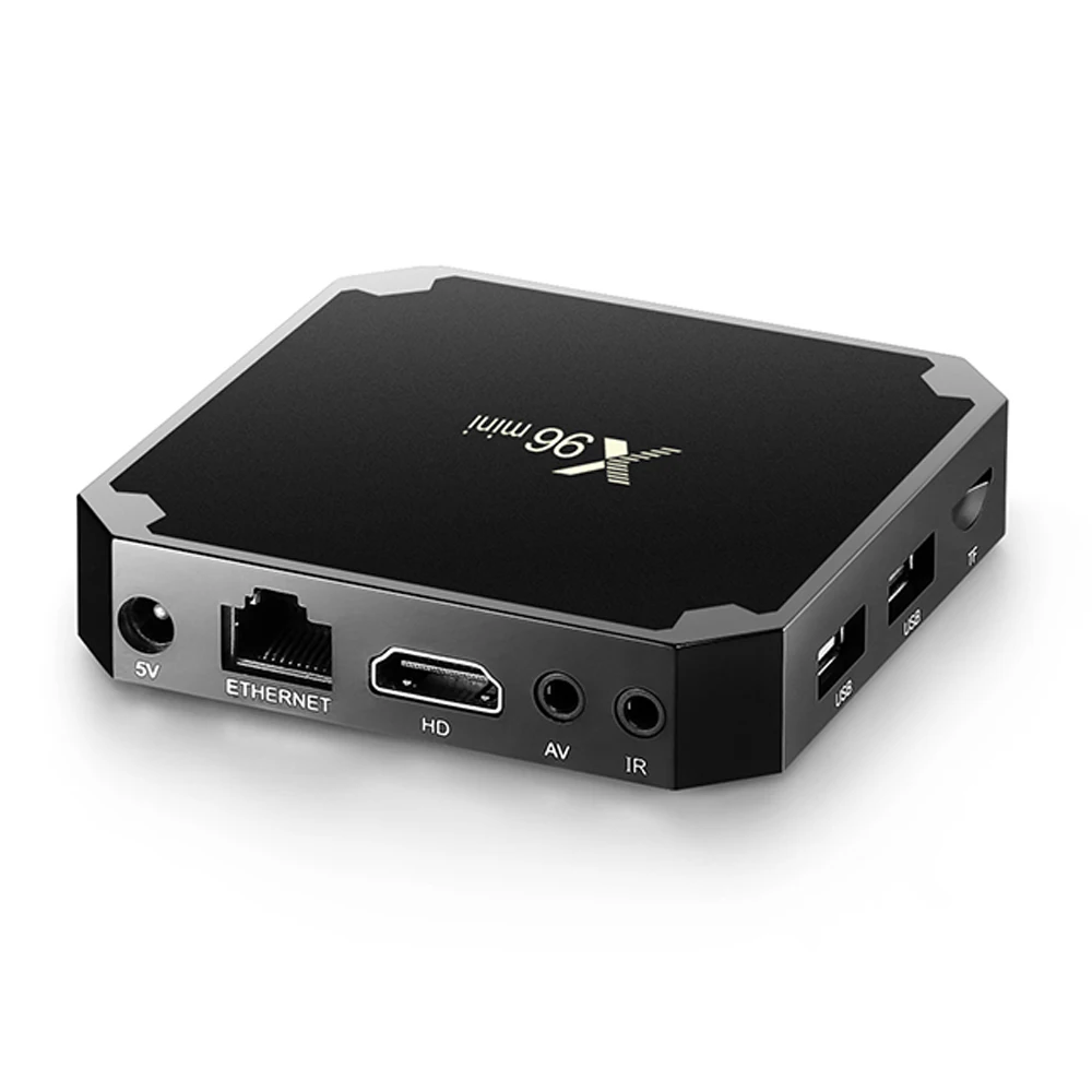 Новый X96mini Android 7 1 TV Box X96 Mini Smart Set Top S905W четырехъядерный Поддержка 2 4G беспроводной