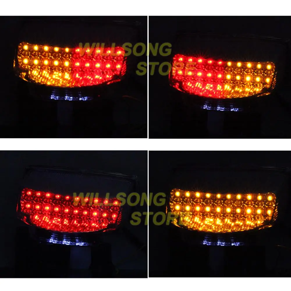 

Rear LED Tail Brake Light Blinker Turn Signal Integrated Lamp For HONDA VFR1200X /DCT 2016-2017 CBR600RR 2007-2012 Motorcycle