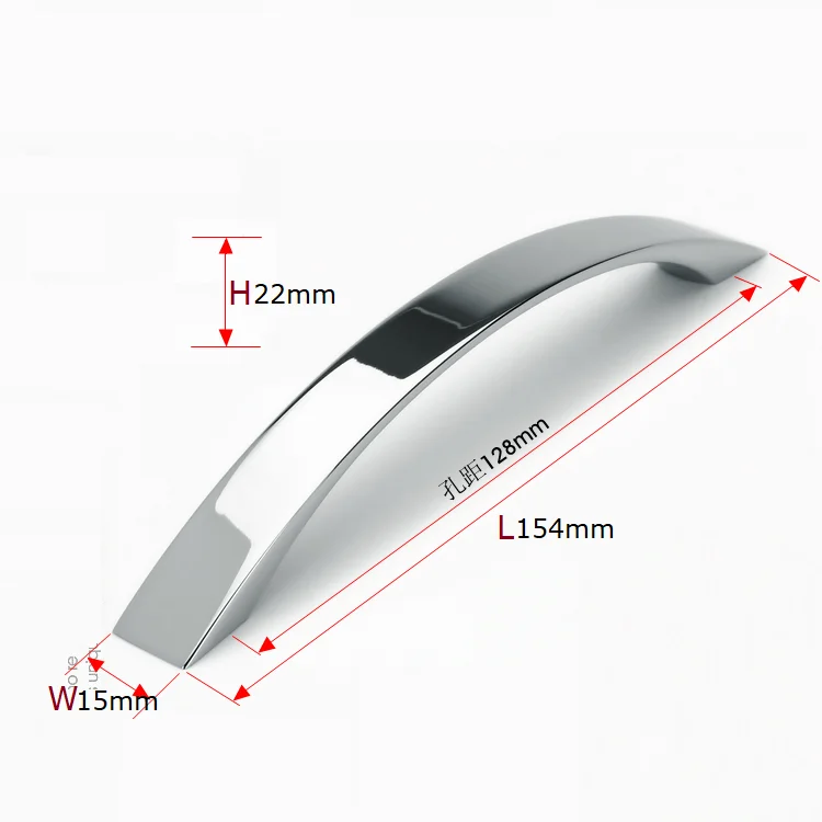 Виборг 1 шт. 128 мм цинковый сплав современная кухня|cupboard door|drawer pull handlescupboard door handles |