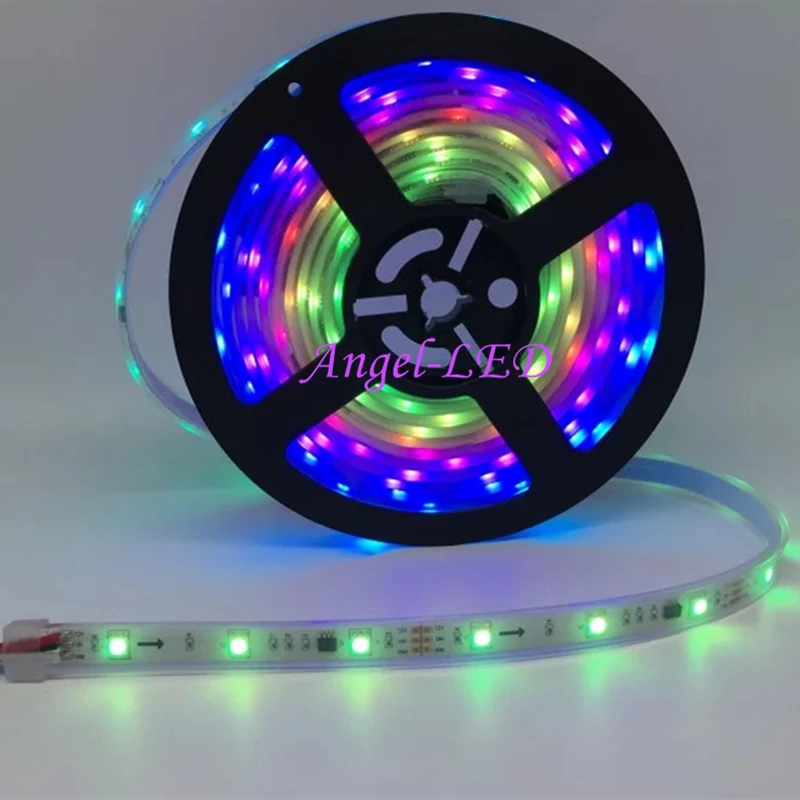 Лента Светодиодная гибкая SMD 5050 RGB 12 В постоянного тока 5 м/рулон 30