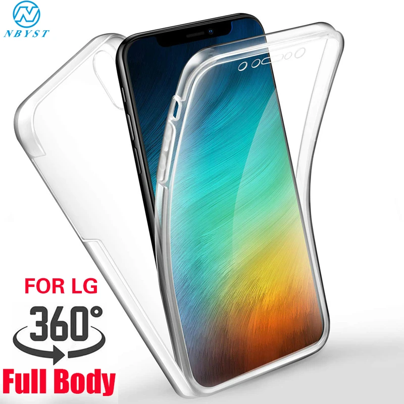 360 Полный противоударный чехол Q60 X4 LG K40 K12 Plus Prime K50 корпус Броня двойной прозрачный
