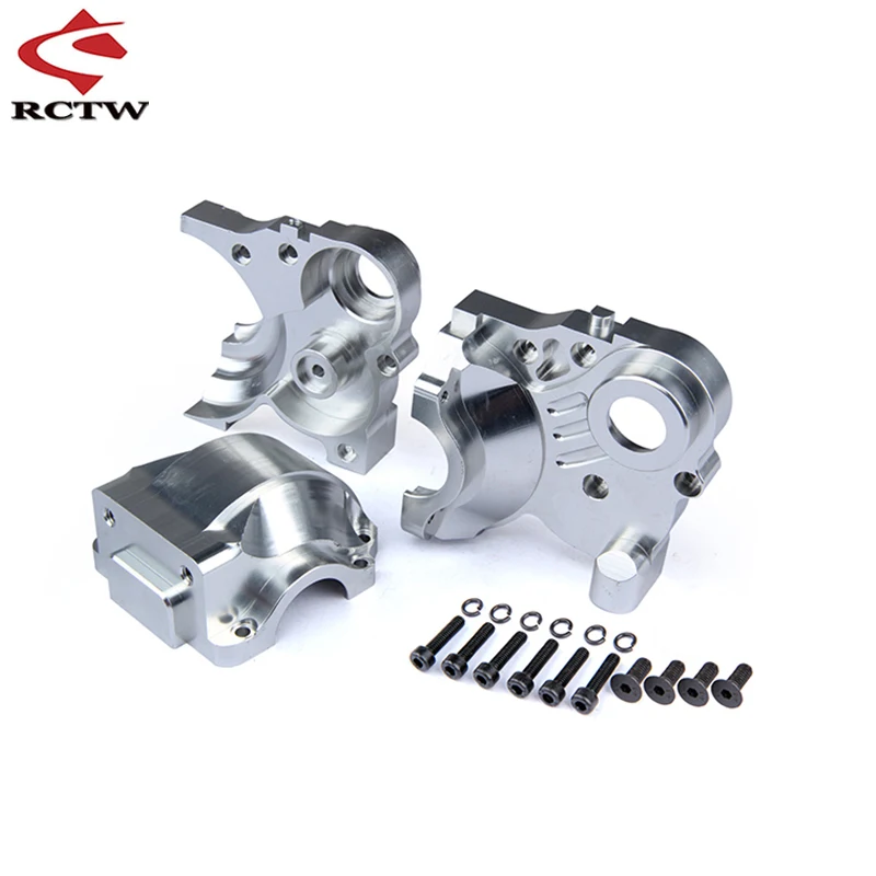 ЧПУ трехсекционный Сплит коробка передач металлическая для 1/5 HPI ROFUN ROVAN KM Baja 5B 5T 5SC