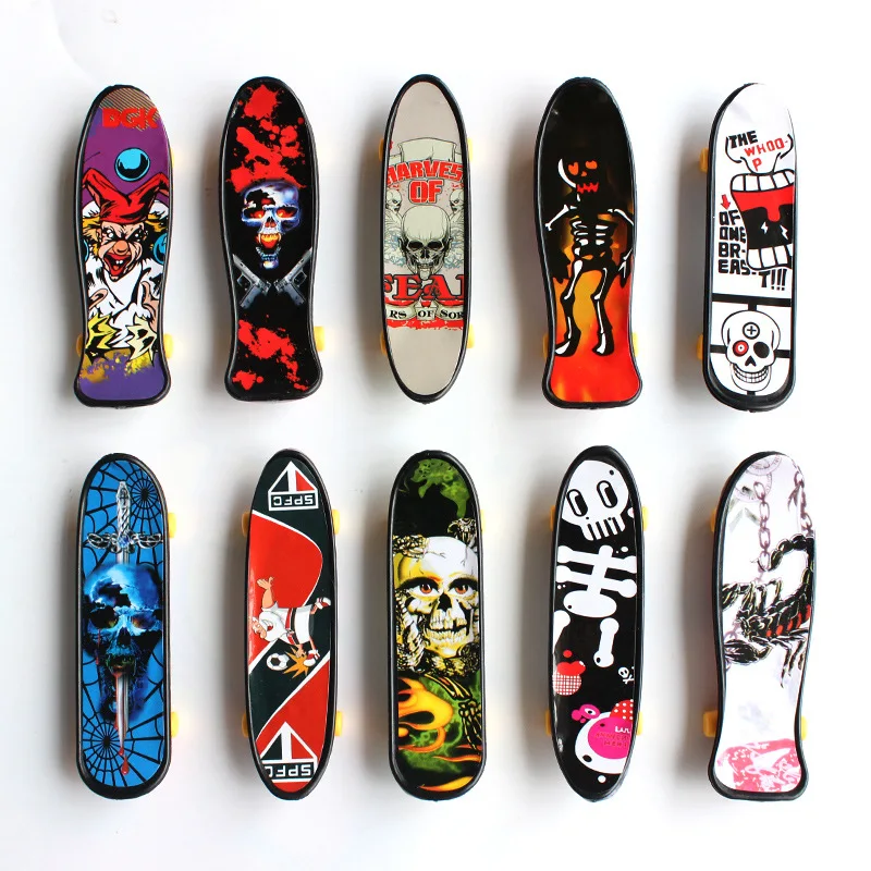 

3 pcs Fingerboard Mini Finger Skateboard Boy Girl Finger Boards Skateboard For Kid Adult Double Rocker Skating Skill Practice