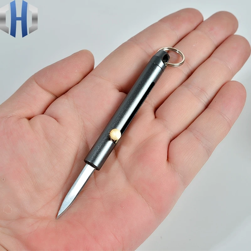 Мини-точилка для ножа из алюминиевого сплава многофункциональный карманный нож