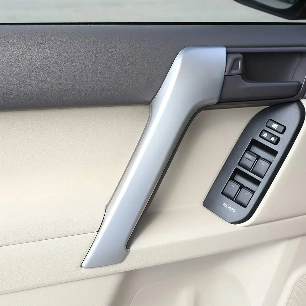 4 шт. интерьер АБС-системы автомобиля дверная ручка рамка Накладка для Toyota Land Cruiser