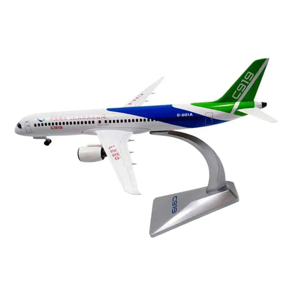 

1:120 C919 Aircraft Airplane Airbus Model China Commercial Flying C919 Plane Aviation Model Stand Craft