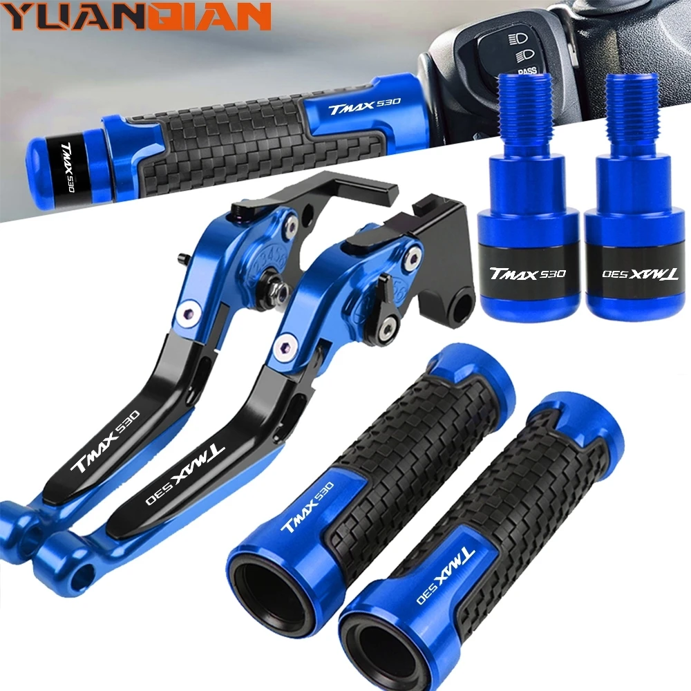 

Складные Регулируемые рычаги тормозной муфты с ЧПУ для мотоцикла, 7/8 дюйма, 22 мм, рукоятка руля, захват, заглушка для YAMAHA TMAX530 TMAX 530 2006 2007