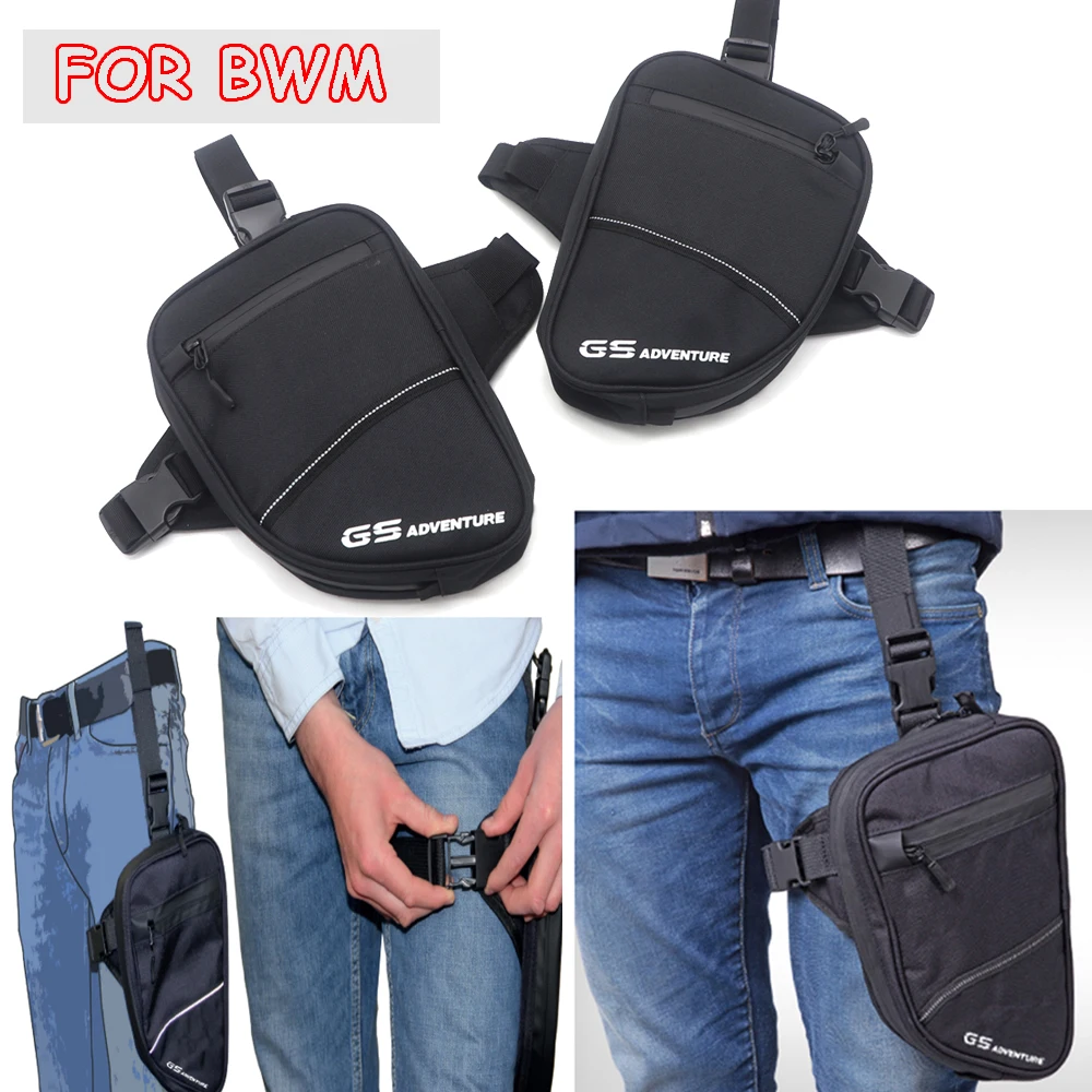 Bolsa para teléfono móvil para cinturón BMW, cartera multifunción para pierna, impermeable, para cintura, almacenamiento