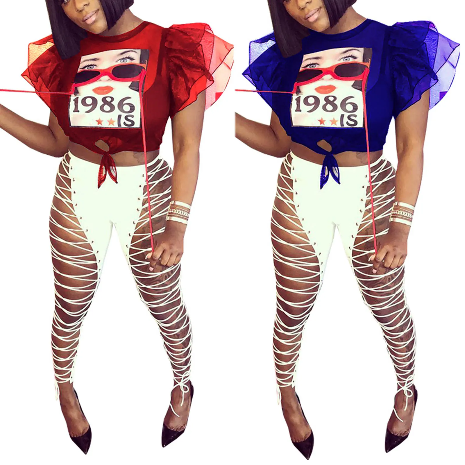 Женский укороченный топ с асимметричным подолом футболка круглым вырезом и