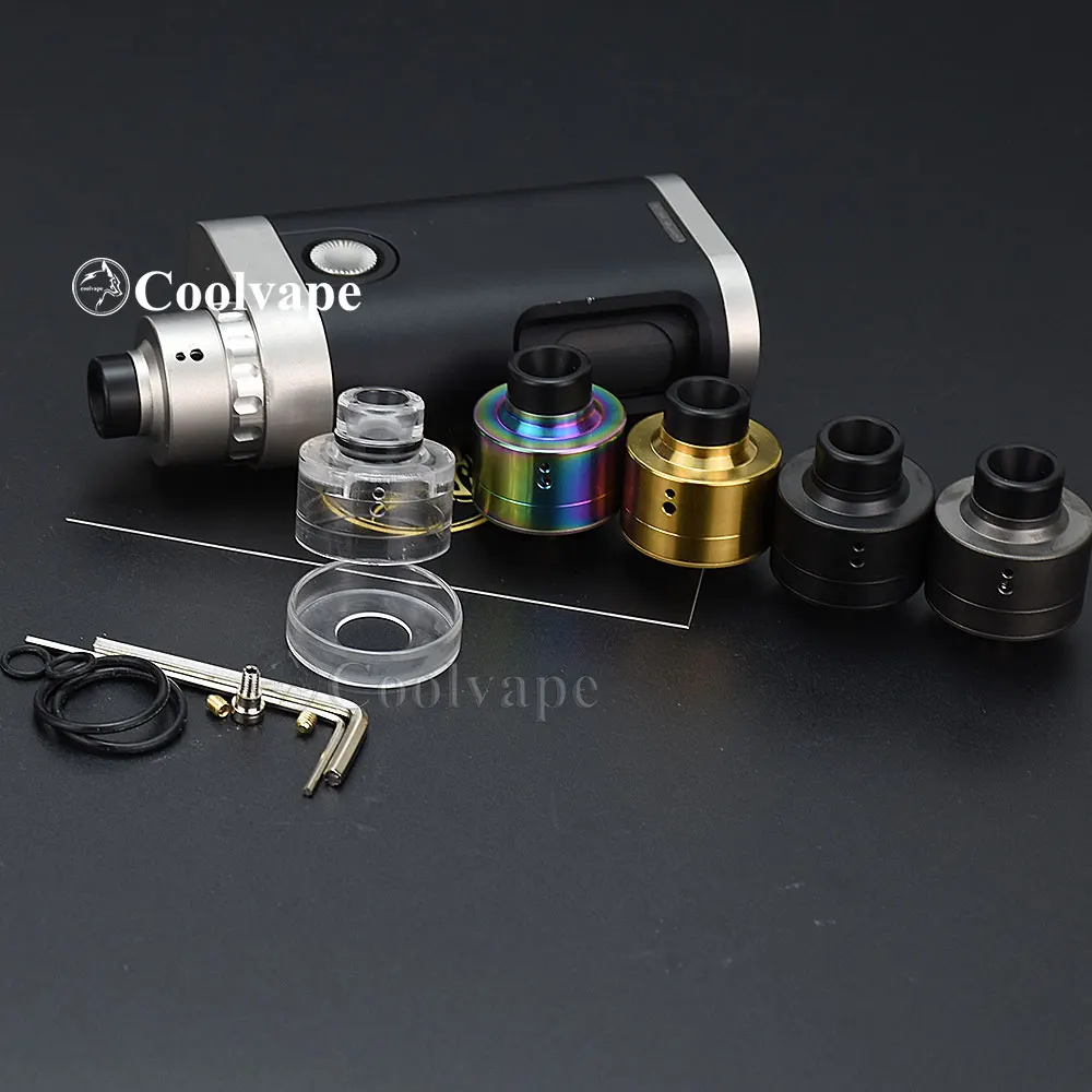 Haku Venna v2 RDA Одиночная катушка восстанавливающий капающий танк с Squonk BF PIN armor s rda ring