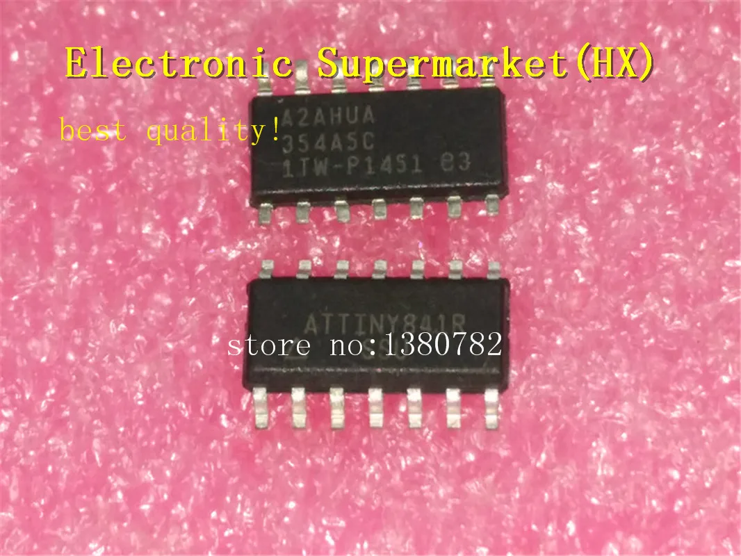 Бесплатная доставка 50 шт./лот женская модель ATTINY841 SOP 14 фотография|Интегральные