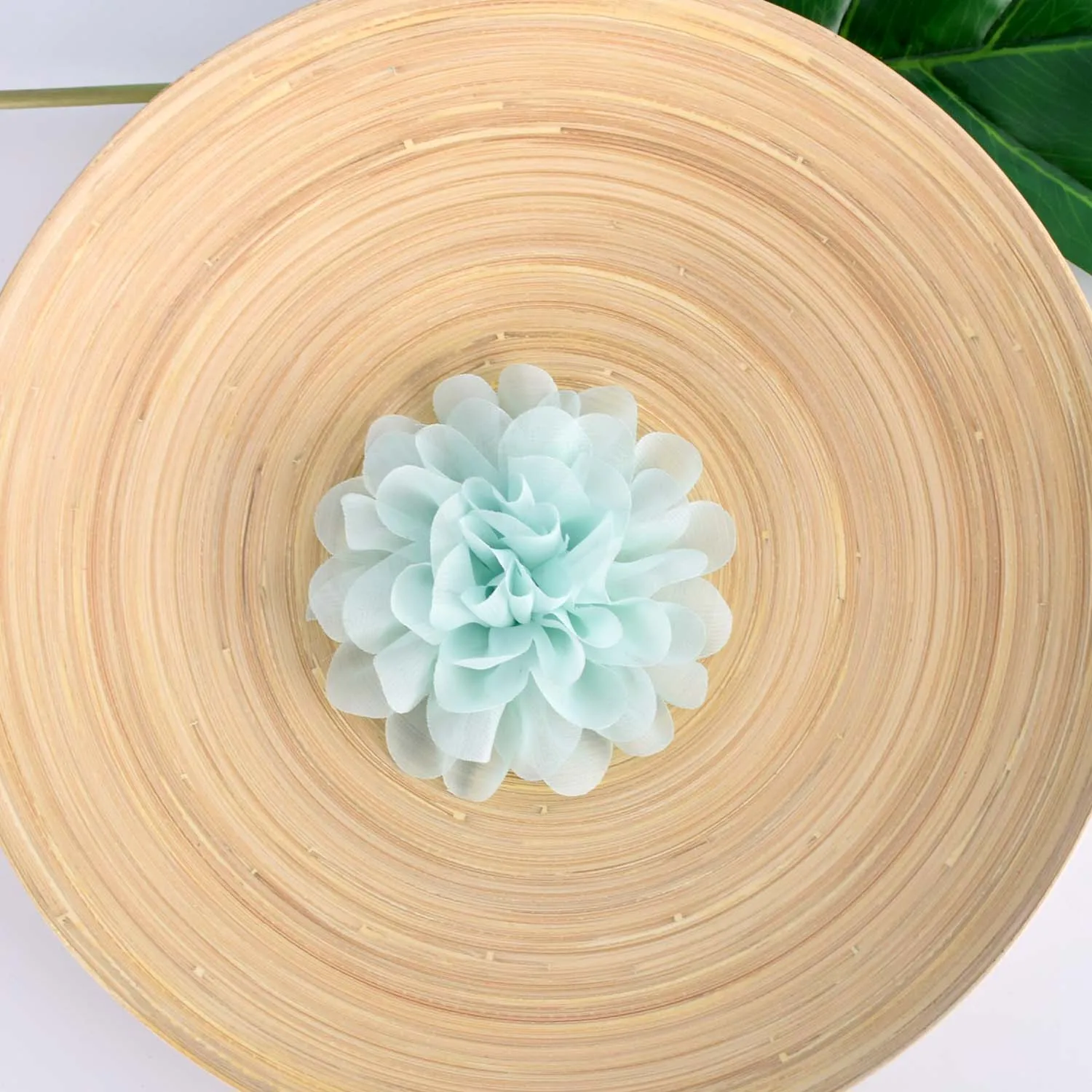 10pcs/lot 10cm Chiffon Flowers DIY Hairband Accessories Without Clips Handmade Fabric Flower Woman Wedding Wristband Accessory | Дом и сад
