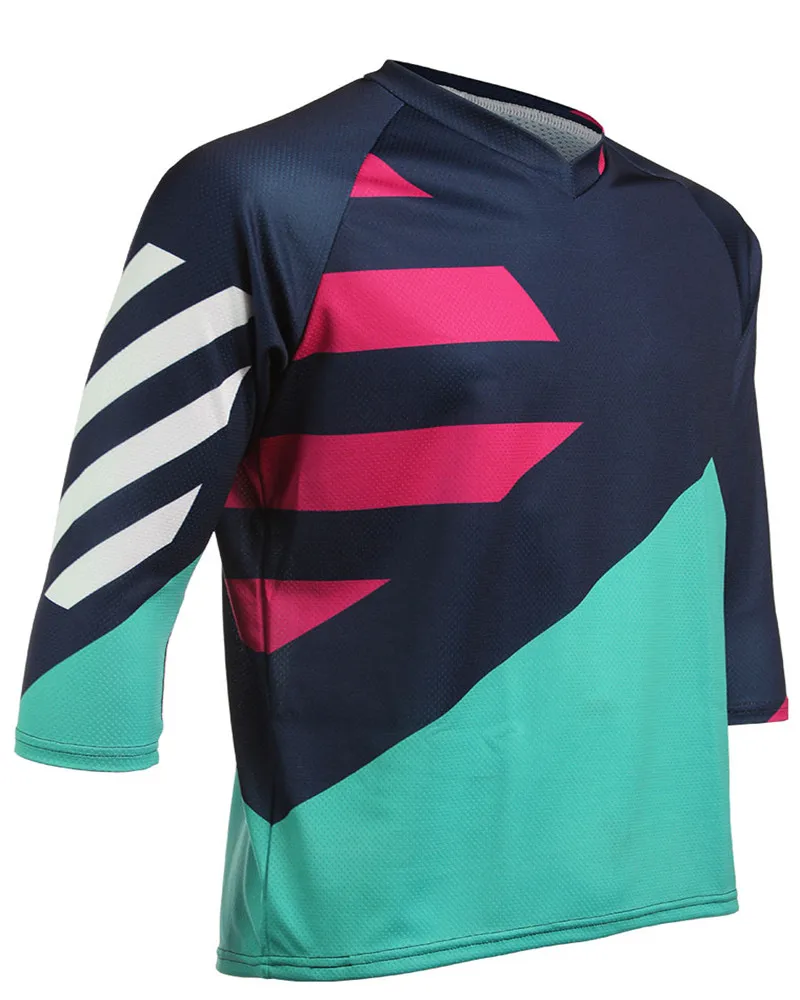 LEATTING Мужская Джерси dh mx для скоростных гонок с длинным рукавом polyeste Ropa Ciclismo Maillot