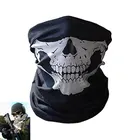 Маска призрака шарф военная тактическая маска Балаклава Мужская велосипедная Лыжная маска с черепом многофункциональная маска для защиты шеи Бандана