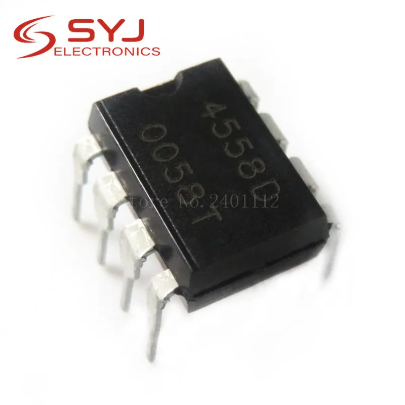 10 шт./лот NJM4558D DIP8 NJM4558 DIP NJM4558DD JRC4558D JRC4558 RC4558 RC4558P новая и оригинальная идентификация